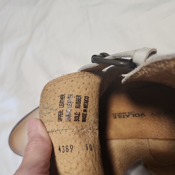 TODAY FINAL SALE DISC SHIP .. REAL LEATHER GREAT bootie real leather size 10 - Picture 2 of 12